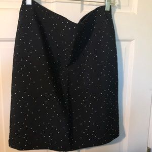 Jacquard pencil skirt
